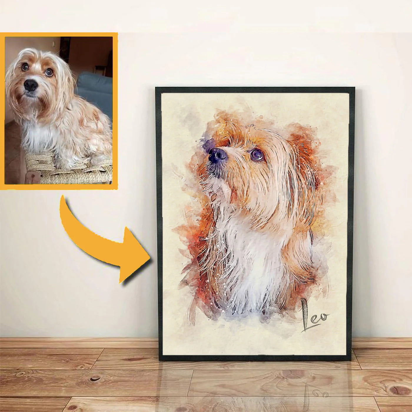 Personalized photo art